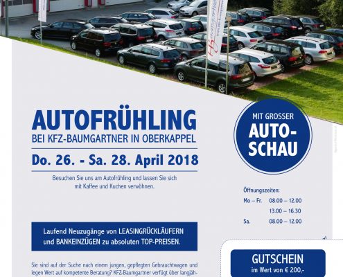 KFZ Baumgartner Autofrühling 2018
